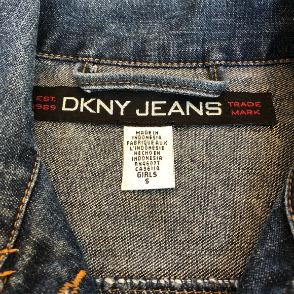 DKNY Girls Jean Jacket - Picture 3 of 3